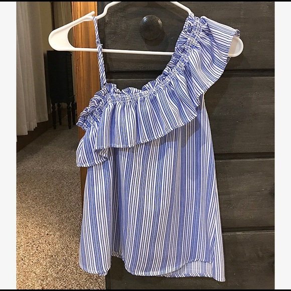 J by J.O.A. Ruffle Sleeve Striped Top! - Picture 3 of 6